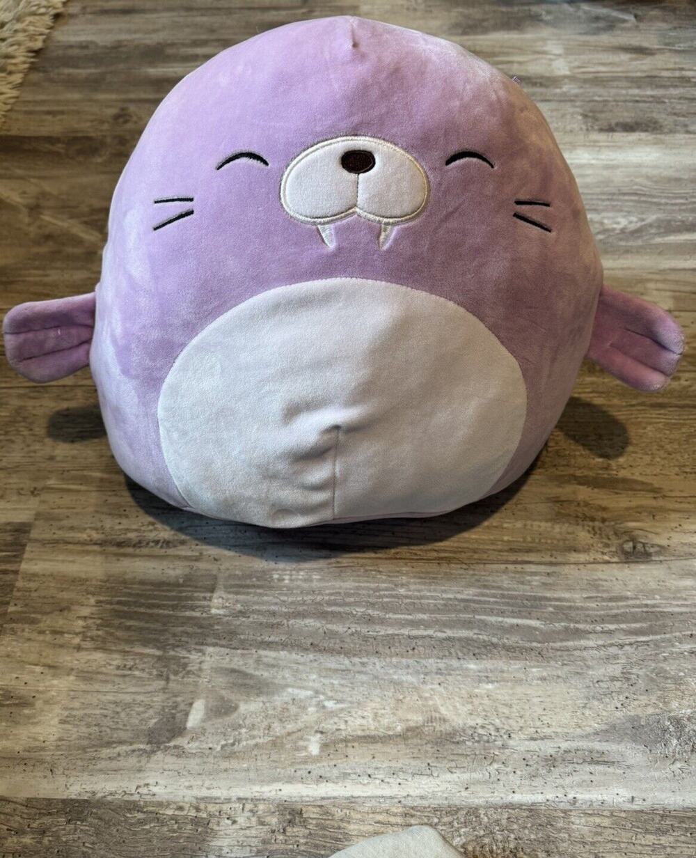 Squishmallow Winnie The Walrus Purple 12 Inch Plush Toy